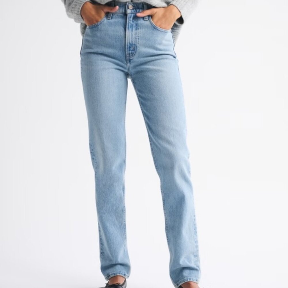 Abercrombie Ultra High Rise 90's Straight